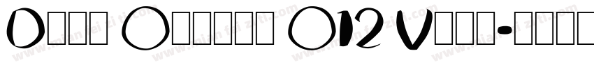 Diab Orient 012 Very字体转换